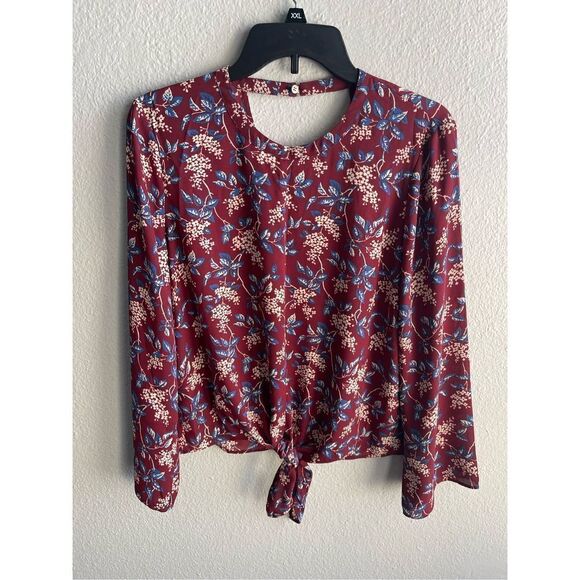❤️Madewell Bell Sleeve Floral Top - Picture 1 of 6